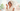 Cartoon character after a shower fanning herself and holding body lotion