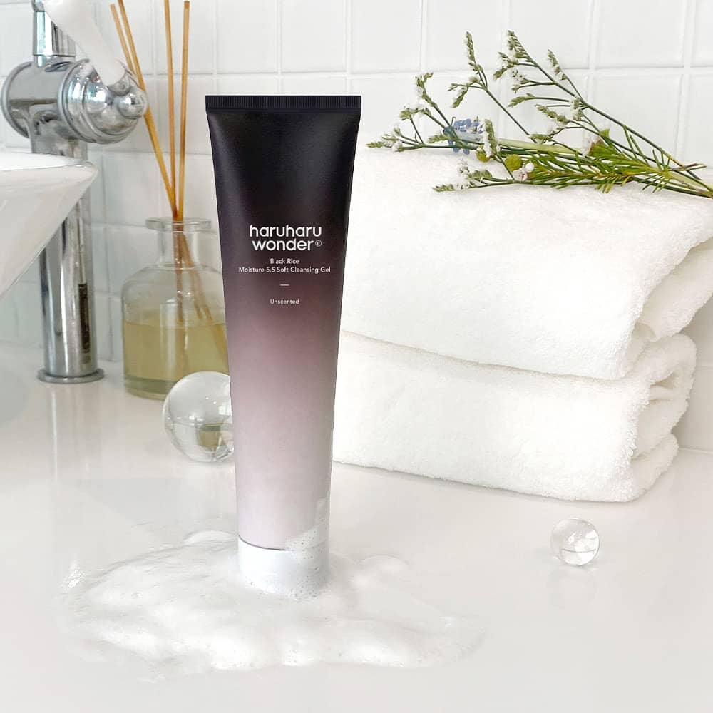 Haruharu WONDER Black Rice Moisture 5.5 Soft Cleansing-Gel 100ml - ORION XO Exclusive