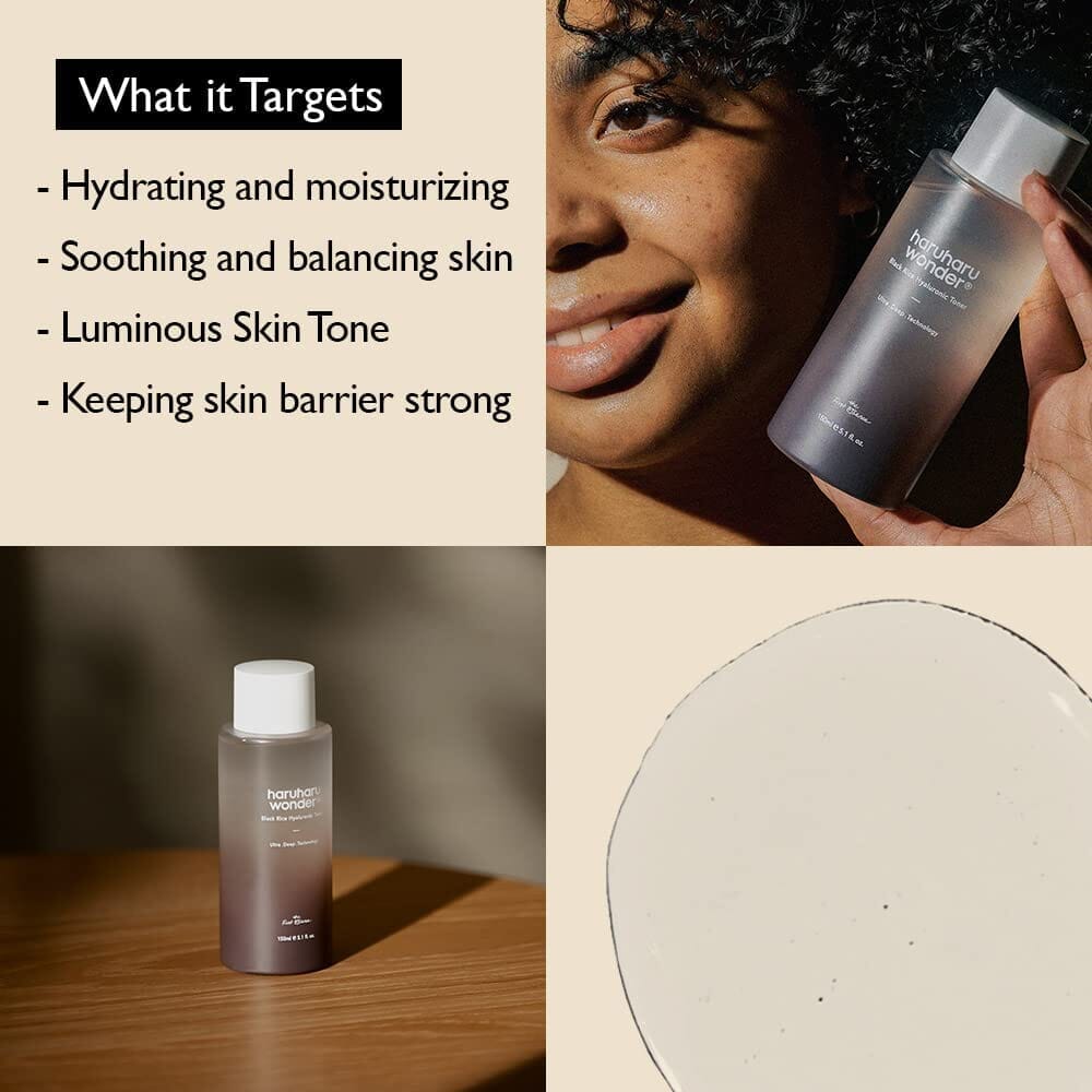 Haruharu WONDER Mini Black Rice Hyaluronic Toner-Original 10ml - ORION XO Exclusive