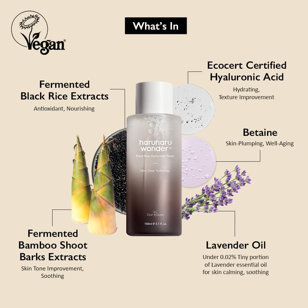 Haruharu WONDER Mini Black Rice Hyaluronic Toner-Original 10ml - ORION XO Exclusive