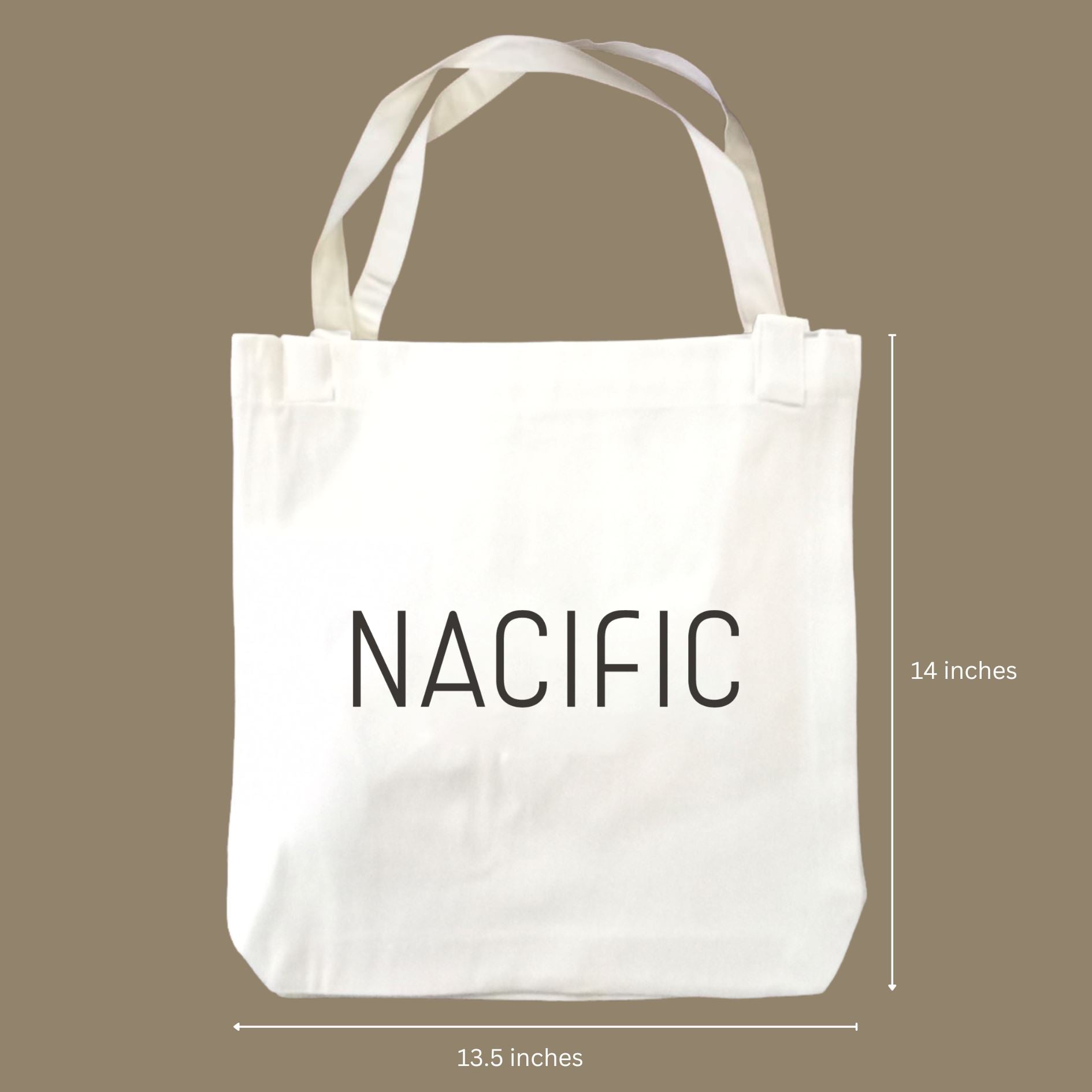 NACIFIC Branded Tote Bag 14 x 13.5 (inches) - ORION XO Exclusive