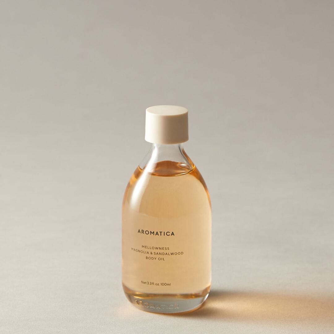 AROMATICA Mellowness Magnolia & Sandalwood Body Oil 100ml - ORION XO Exclusive