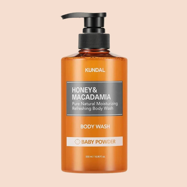 KUNDAL Honey & Macadamia Pure Natural Moisturizing Refreshing Body Wash Baby Powder 500ml KUNDAL Body Care