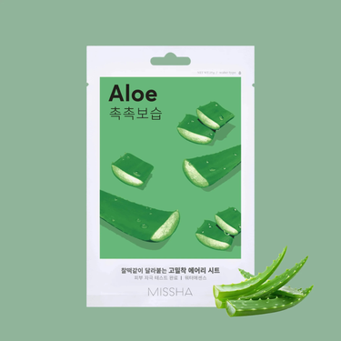 MISSHA Airy Fit Sheet Mask Aloe (1EA) Missha Skin Care