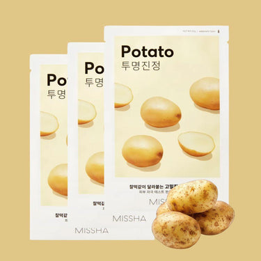 MISSHA Airy Fit Sheet Mask Potato (Pack of 3) Missha Skin Care