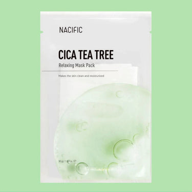 NACIFIC Cica Tea Tree Relaxing Mask (1ea) Nacific Skin Care