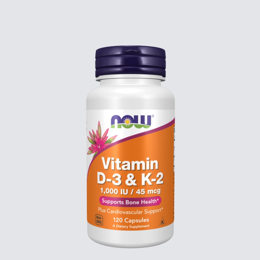 NOW Supplements, Vitamin D-3 &amp; K-2, 1,000 IU/45 mcg, Plus Cardiovascular Support, Supports Bone Health, 120 Veg Capsules Vitamins &amp; Supplements NOW ORION XO Sri Lanka