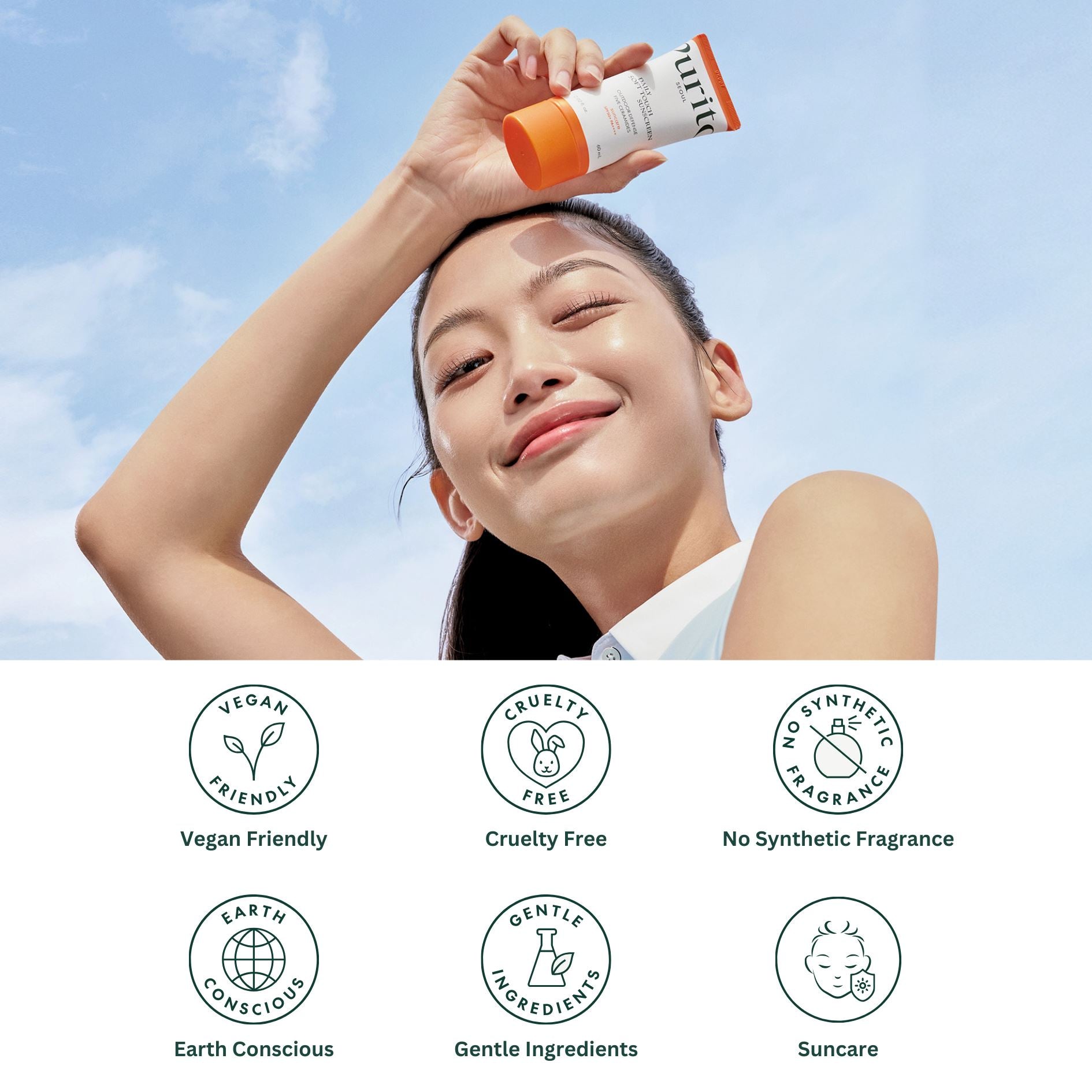 PURITO SEOUL Daily Soft Touch Sunscreen SPF50+ PA++++ 60ml Skin Care PURITO ORION XO Sri Lanka