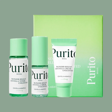 PURITO SEOUL Wonder Releaf Centella Unscented Mini Kit PURITO Skin Care