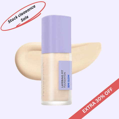 *** SALE *** MISSHA Layering Fit Foundation Semi Glow 19.Ivory 35ml *** EXP ON 2027-04-08 *** Missha Makeup