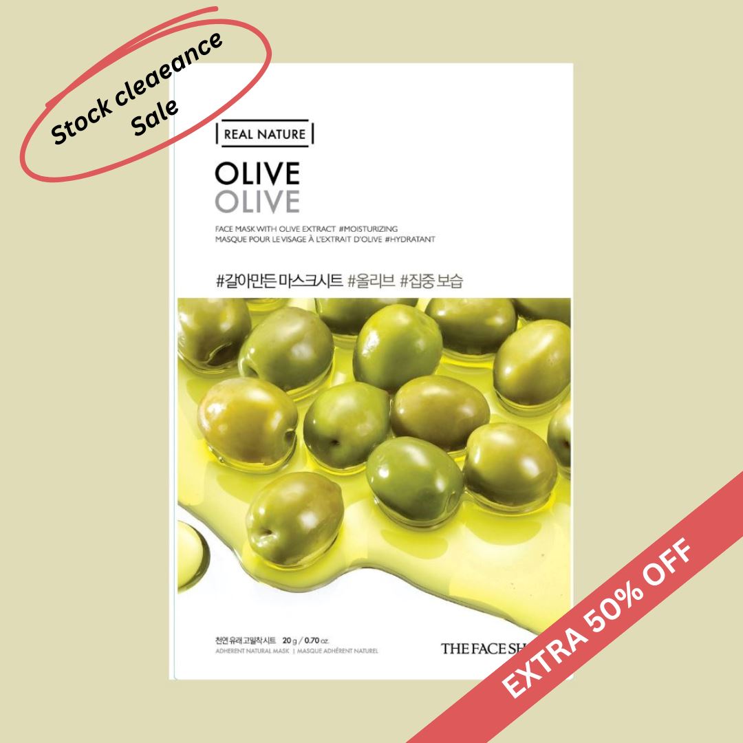 ***SALE*** THE FACE SHOP Real Nature Olive Face Mask 20g ***EXP ON 2024-07-26*** Skin Care The Face Shop ORION XO Sri Lanka