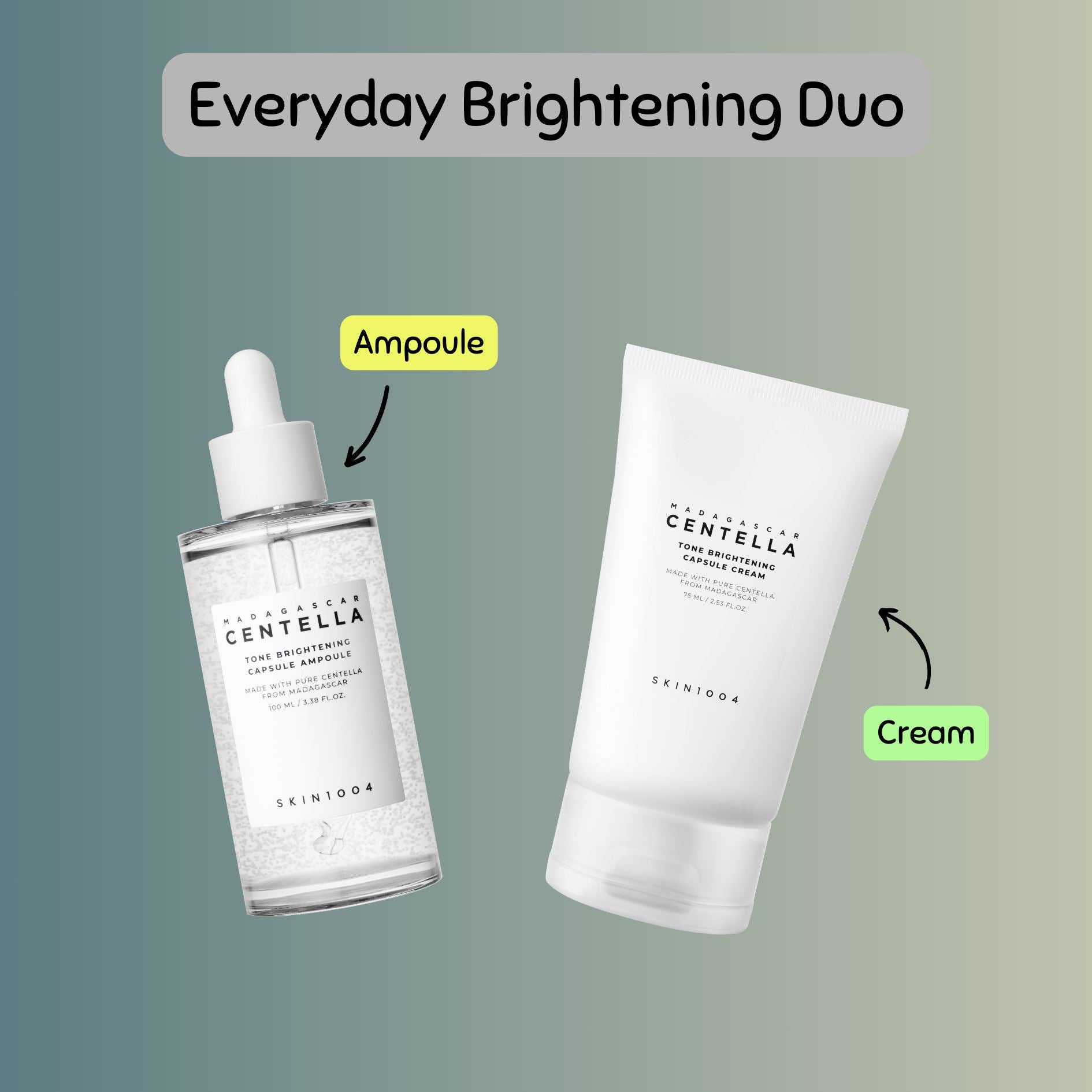 SKIN1004 Madagascar Centella Everyday Brightening Duo - ORION XO Exclusive