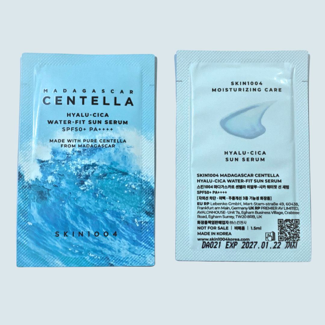 SKIN1004 Madagascar Centella Hyalu-Cica Water-fit Sun Serum SPF50+ PA++++ (Pouch Sample) Skin Care SKIN1004 ORION XO Sri Lanka