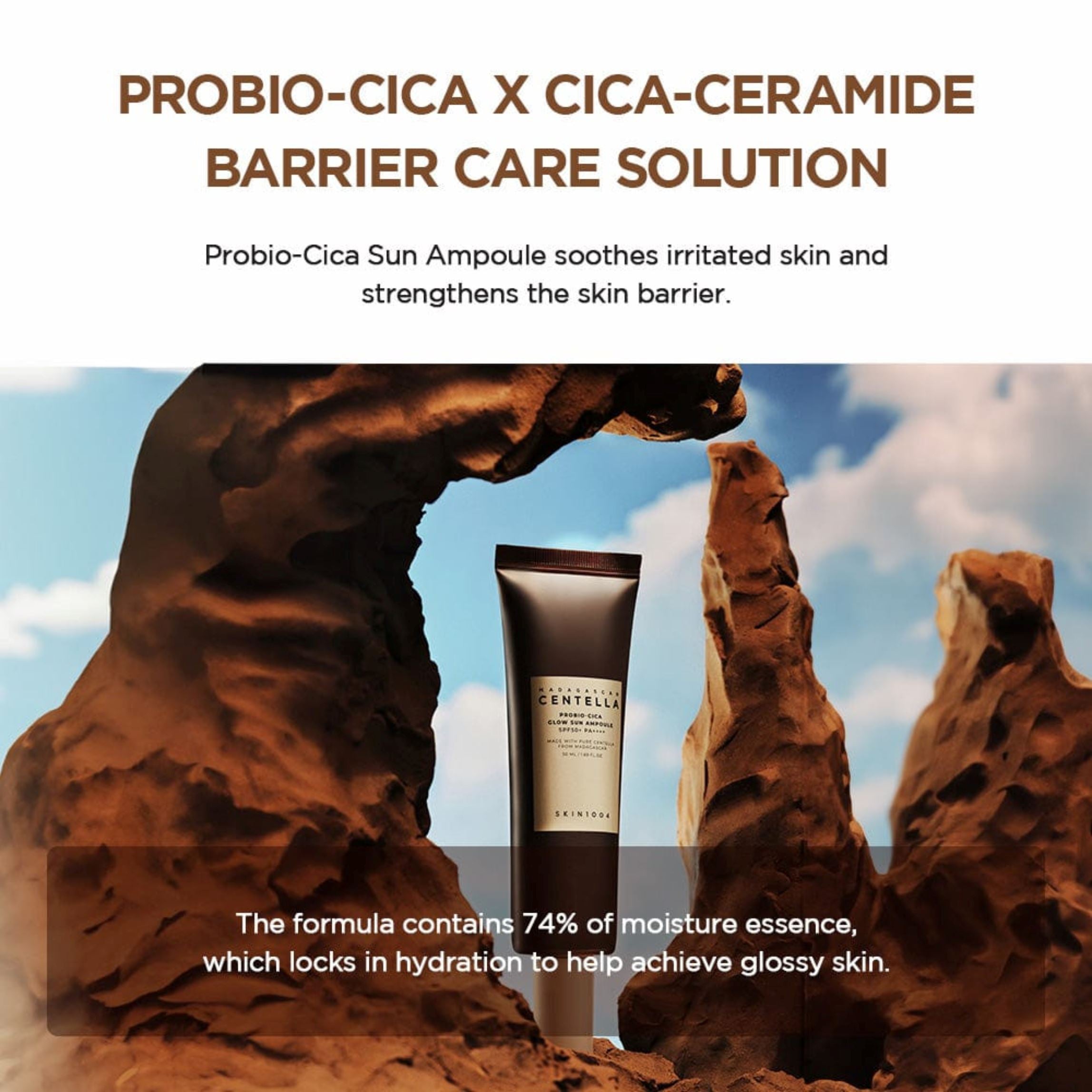 SKIN1004 Madagascar Centella Probio-Cica Glow Sun Ampoule 1.5ml (Pouch Sample) - ORION XO Exclusive