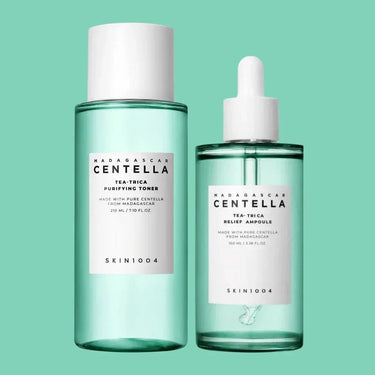 SKIN1004 Madagascar Centella Tea-Trica Purifying Toner + Relief Ampoule SKIN1004 Routines & Sets