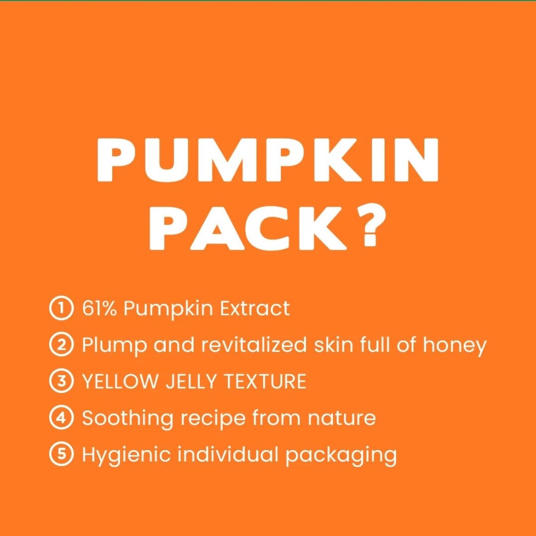 SKIN1004 ZOMBIE BEAUTY Pumpkin Pack 4g x 1EA - ORION XO Exclusive