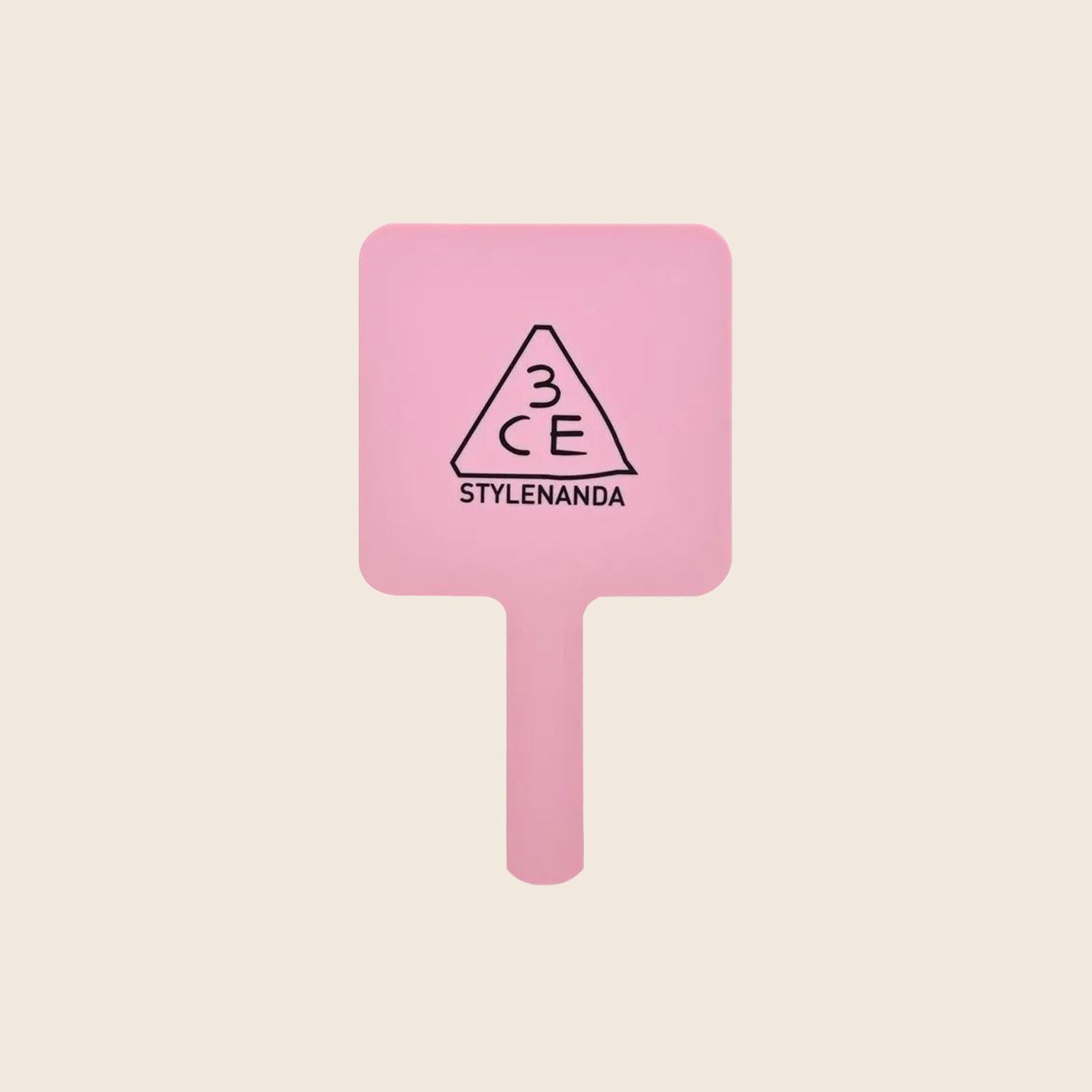 3CE Square Mini Hand Mirror Pink Rumour - ORION XO Exclusive