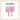 3CE Square Mini Hand Mirror Pink Rumour 3CE Self-Care