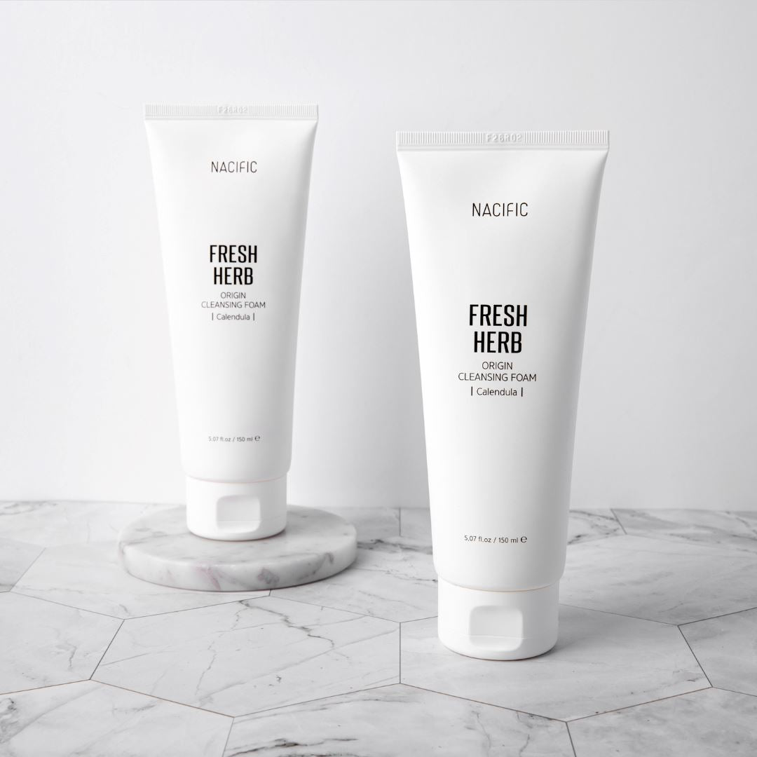 NACIFIC Fresh Herb Origin Cleansing Foam (Calendula) 150ml - ORION XO Exclusive