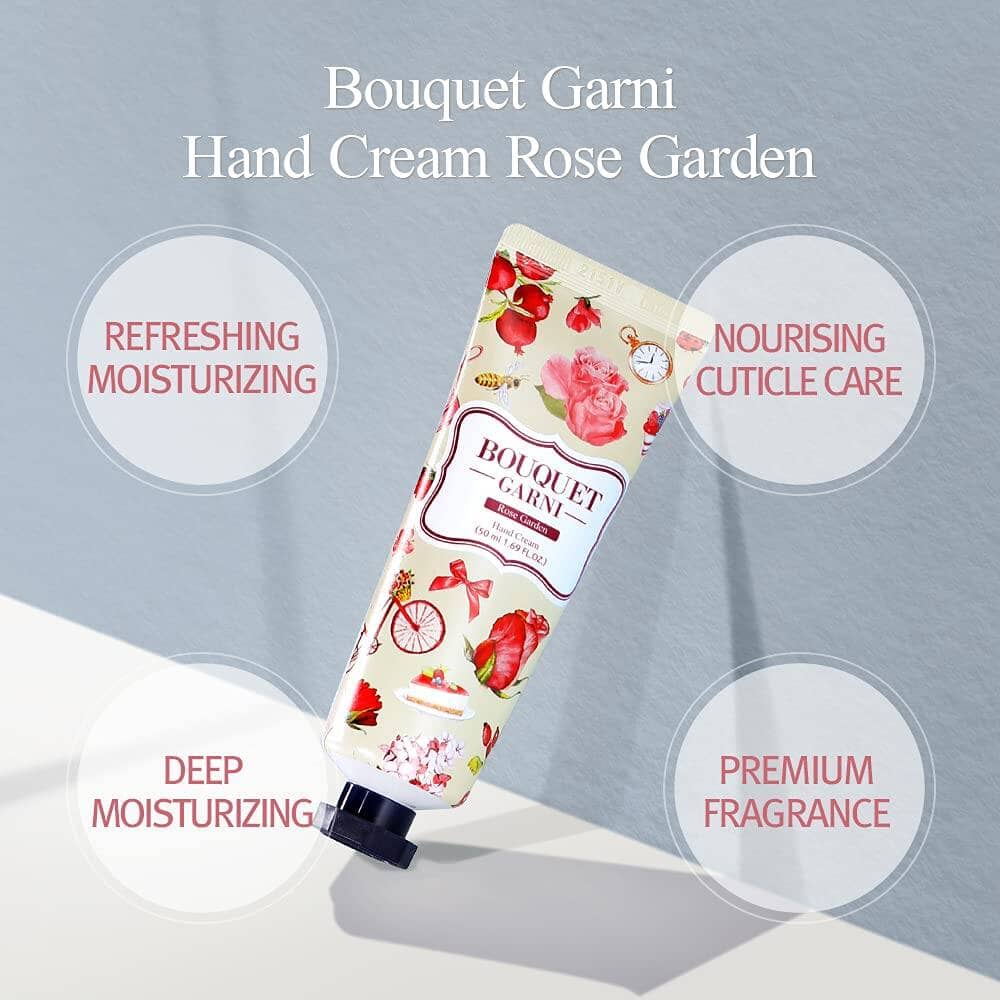 BOUQUET GARNI Fragranced Hand Cream - Rose Garden 50ml Skin Care BOUQUET GARNI ORION XO Sri Lanka