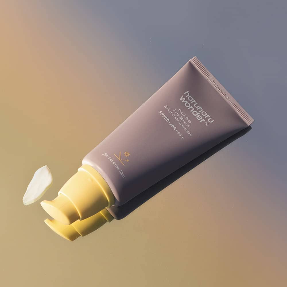 Haruharu WONDER Black Rice Pure Mineral Relief Daily Sunscreen SPF50+ PA++++ 50ml - ORION XO Exclusive