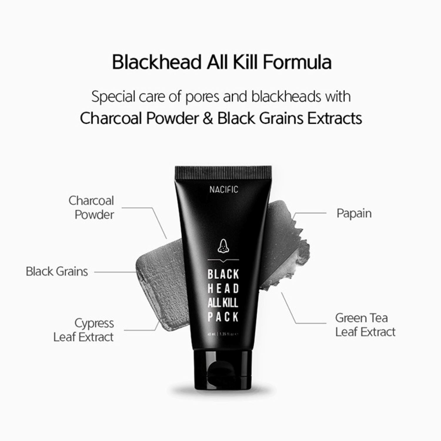NACIFIC Blackhead All Kill Pack 40ml - ORION XO Exclusive