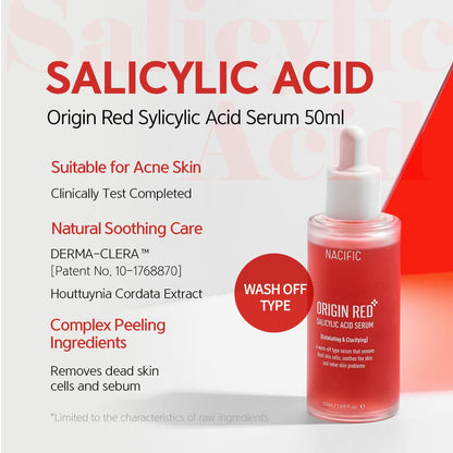 Nacific Origin Red Salicylic Acid Serum 50ml Skin Care Nacific ORION XO Sri Lanka