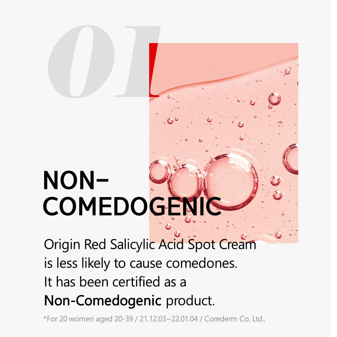 NACIFIC Origin Red Salicylic Acid Spot Cream 20ml - ORION XO Exclusive