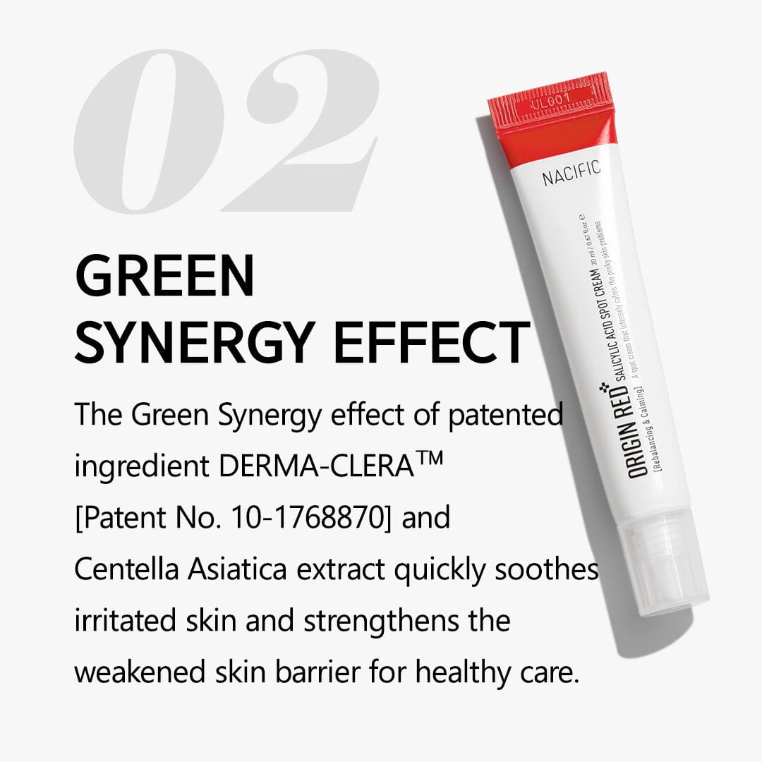 NACIFIC Origin Red Salicylic Acid Spot Cream 20ml - ORION XO Exclusive