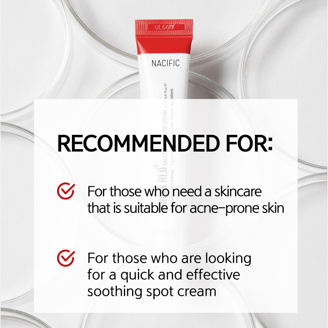 NACIFIC Origin Red Salicylic Acid Spot Cream 20ml - ORION XO Exclusive