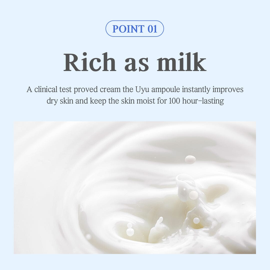 NACIFIC Uyu Cream Ampoule with 15% Jeju Milk 50ml - ORION XO Exclusive