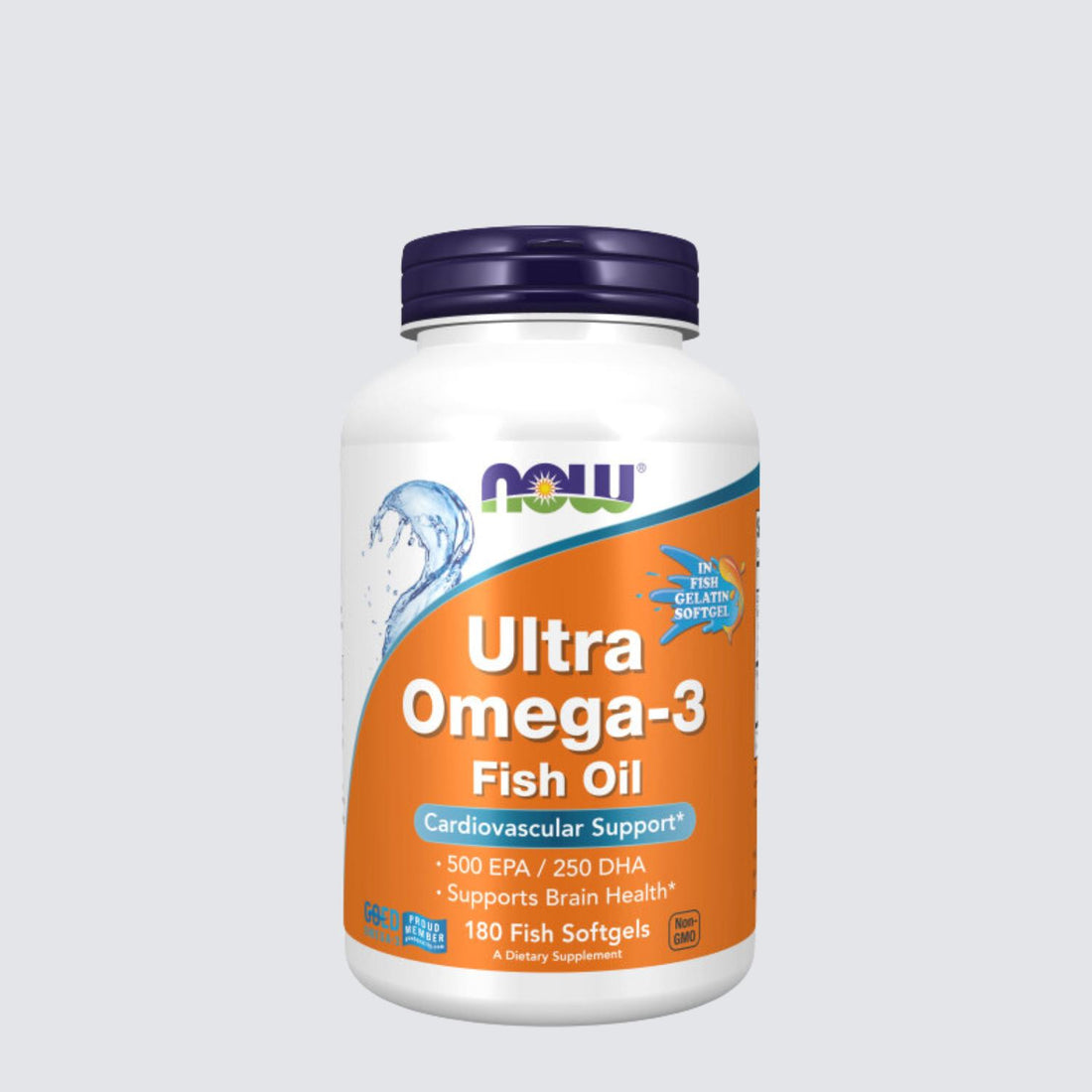 NOW Supplements, Ultra Omega-3, 500 EPA and 250 DHA, Cardiovascular Support, 180 Fish Gelatin Softgels Vitamins &amp; Supplements NOW ORION XO Sri Lanka