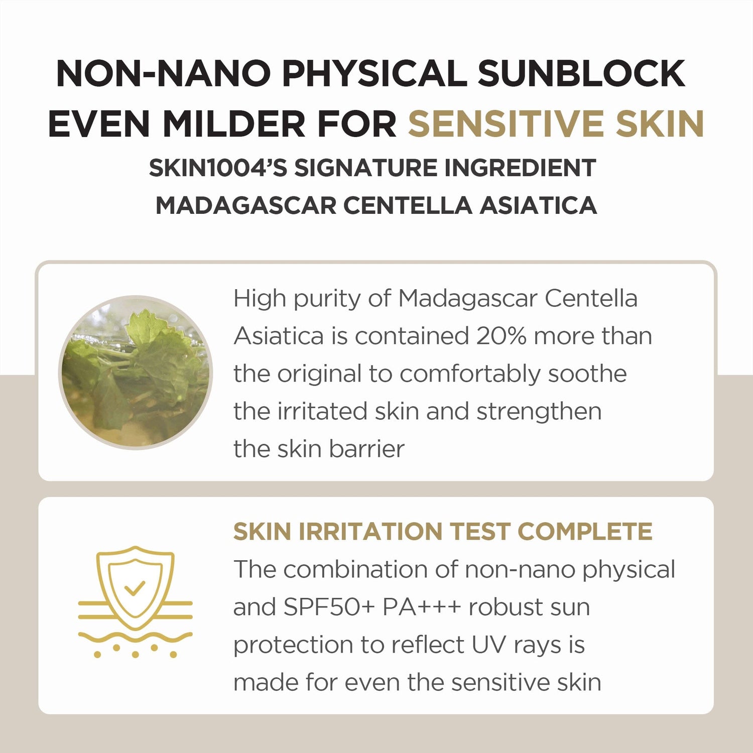 SKIN1004 Madagascar Centella Air-Fit Suncream Plus SPF50+ PA++++ 50ml - ORION XO Exclusive