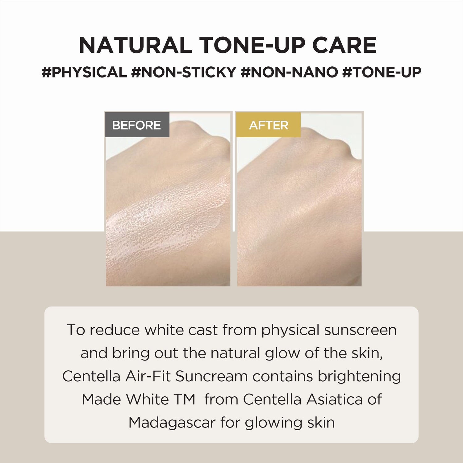 SKIN1004 Madagascar Centella Air-Fit Suncream Plus SPF50+ PA++++ 50ml - ORION XO Exclusive