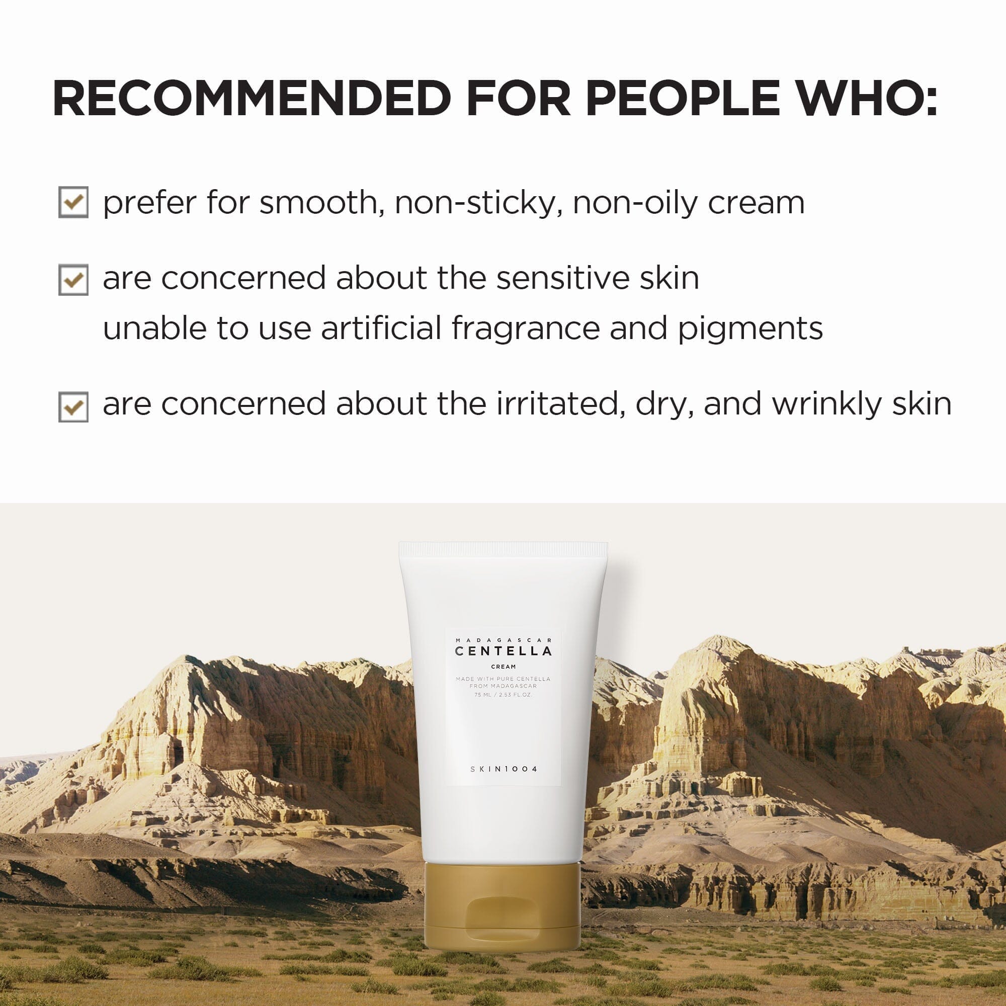 SKIN1004 Madagascar Centella Cream 75ml - ORION XO Exclusive