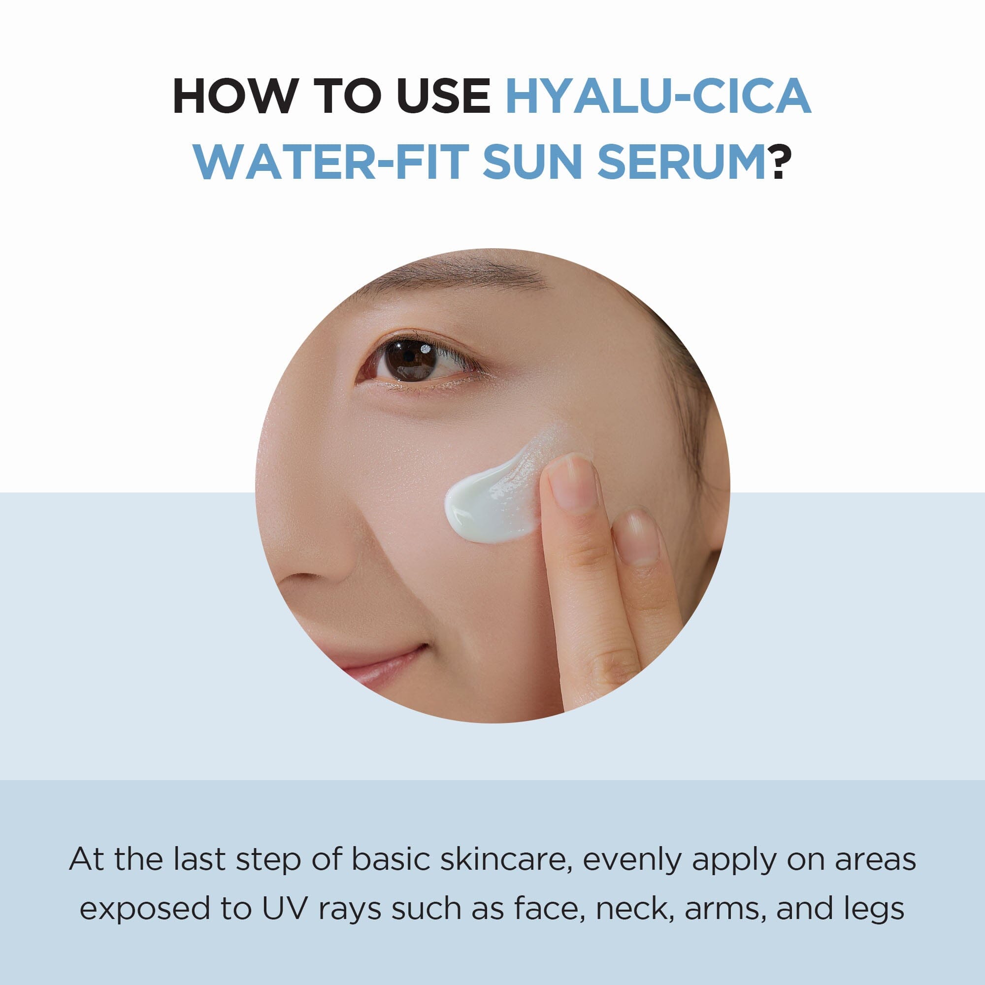 SKIN1004 Madagascar Centella Hyalu-Cica Water-fit Sun Serum SPF50+ PA++++ 50ml - ORION XO Exclusive