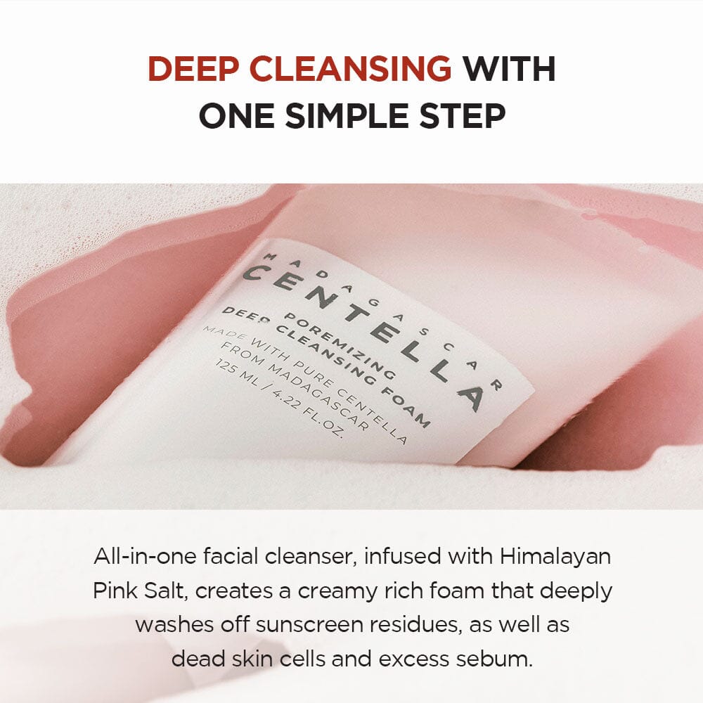SKIN1004 Madagascar Centella Poremizing Deep Cleansing Foam 125ml - ORION XO Exclusive
