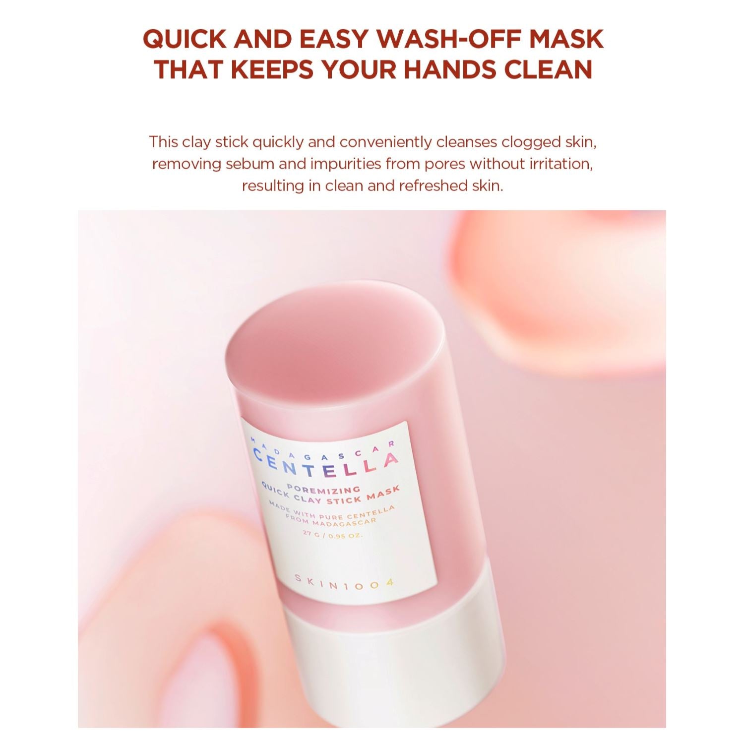 SKIN1004 Madagascar Centella Poremizing Quick Clay Stick Mask - ORION XO Exclusive