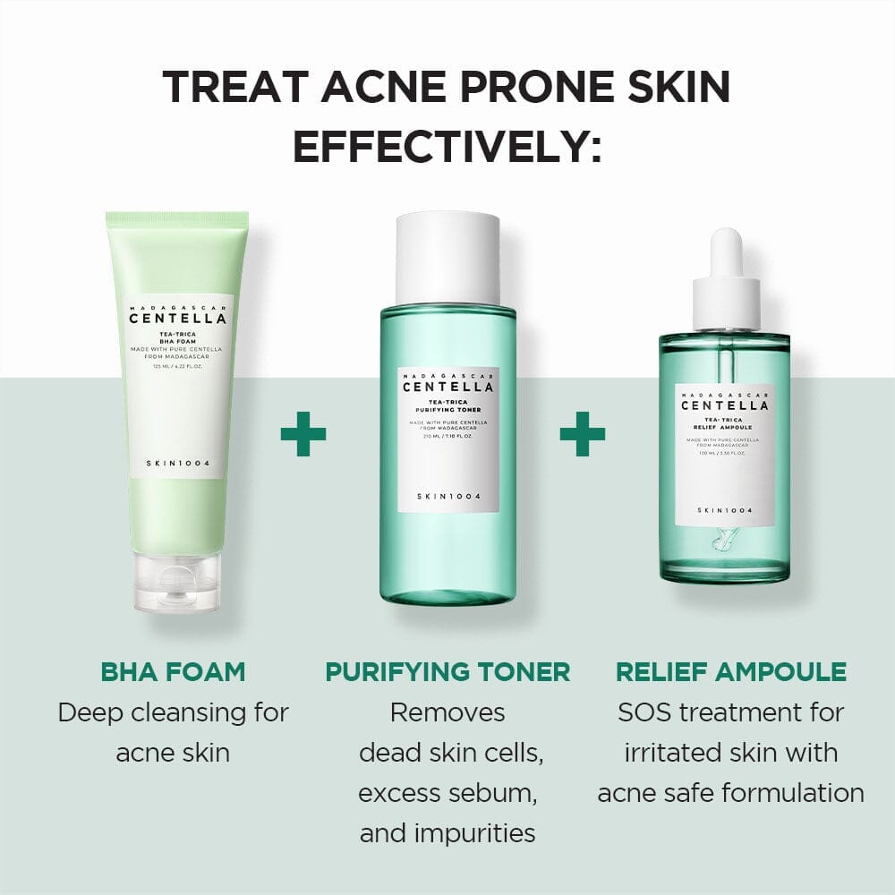 SKIN1004 Madagascar Centella Tea-Trica BHA Foam 125ml - ORION XO Exclusive