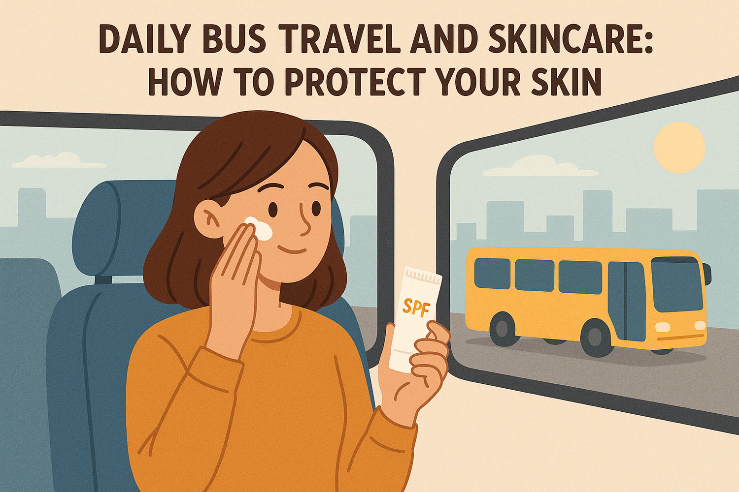 Daily Bus Travel and Skincare: How to Protect Your Skin