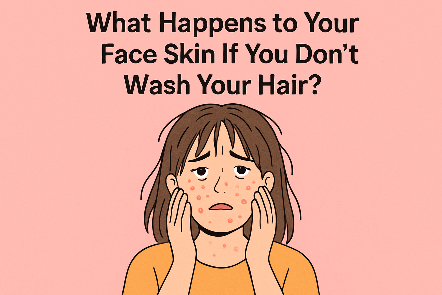 What Happens to Your Face Skin If You Don’t Wash Your Hair?