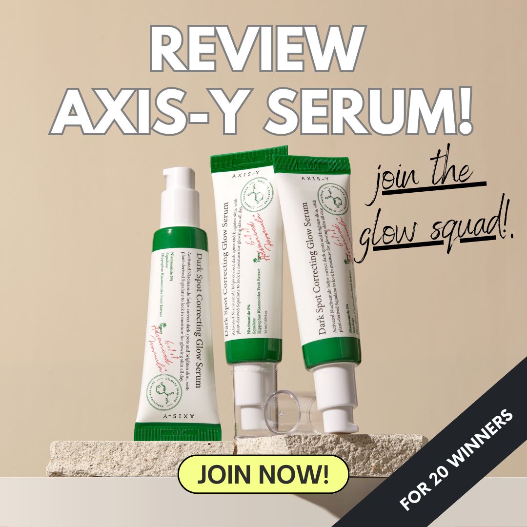 AXIS-Y Dark Spot Correcting Glow Serum review event