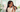 Cartoon character in a salon chair checking the ends of her straightened hair