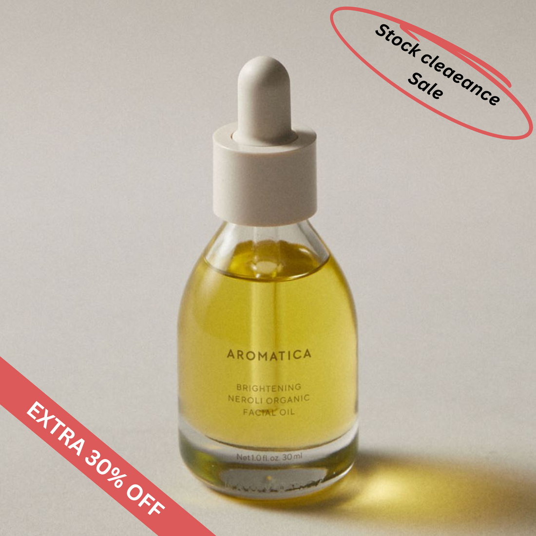 *** SALE *** AROMATICA Brightening Naroli Organic Facial Oil 30ml *** EXP ON 2026-05-08 ***