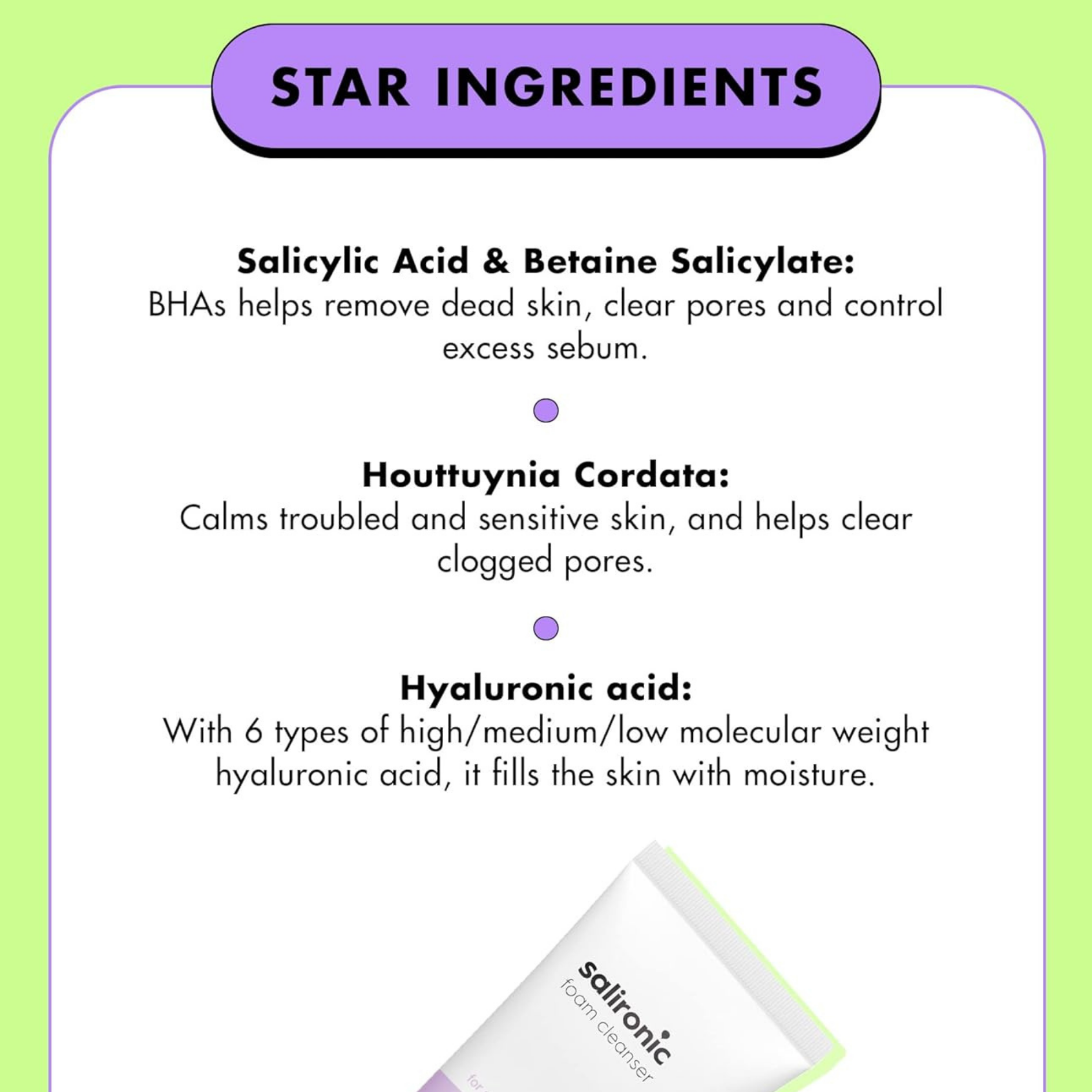 SNP PREP Salironic Foam Cleanser 150ml