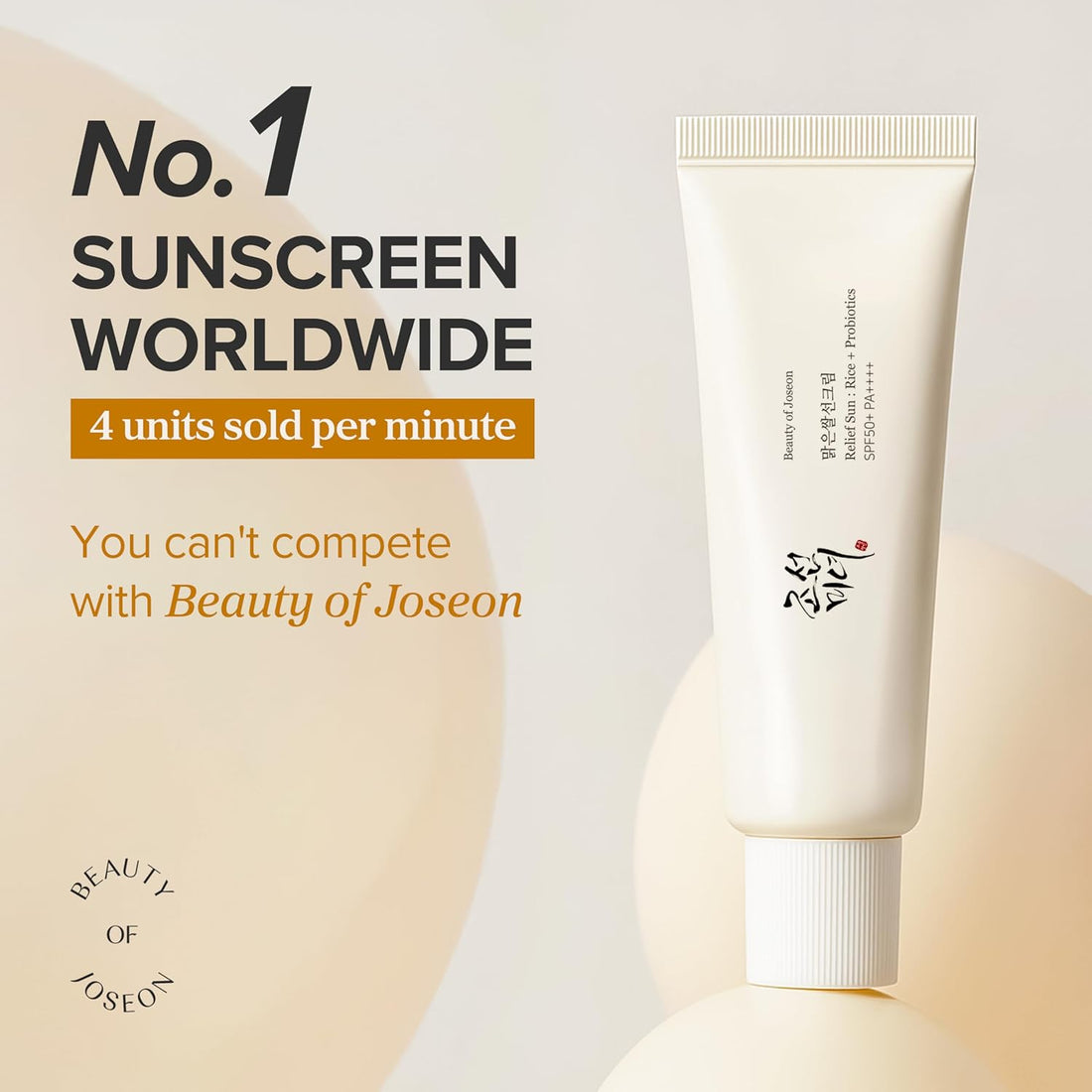 Beauty of Joseon Relief Sun : Rice + Probiotics (SPF50+ PA++++) Mini 10ml