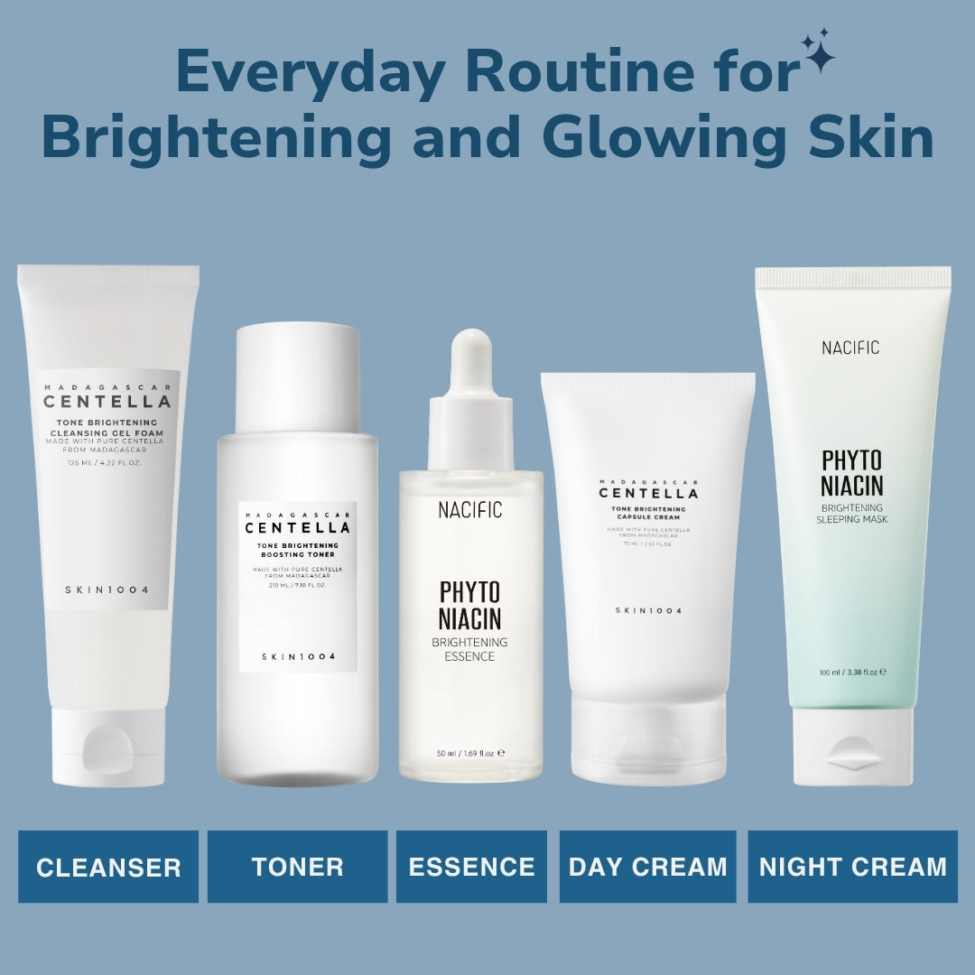 Everyday Routine for Brightening and Glowing Skin