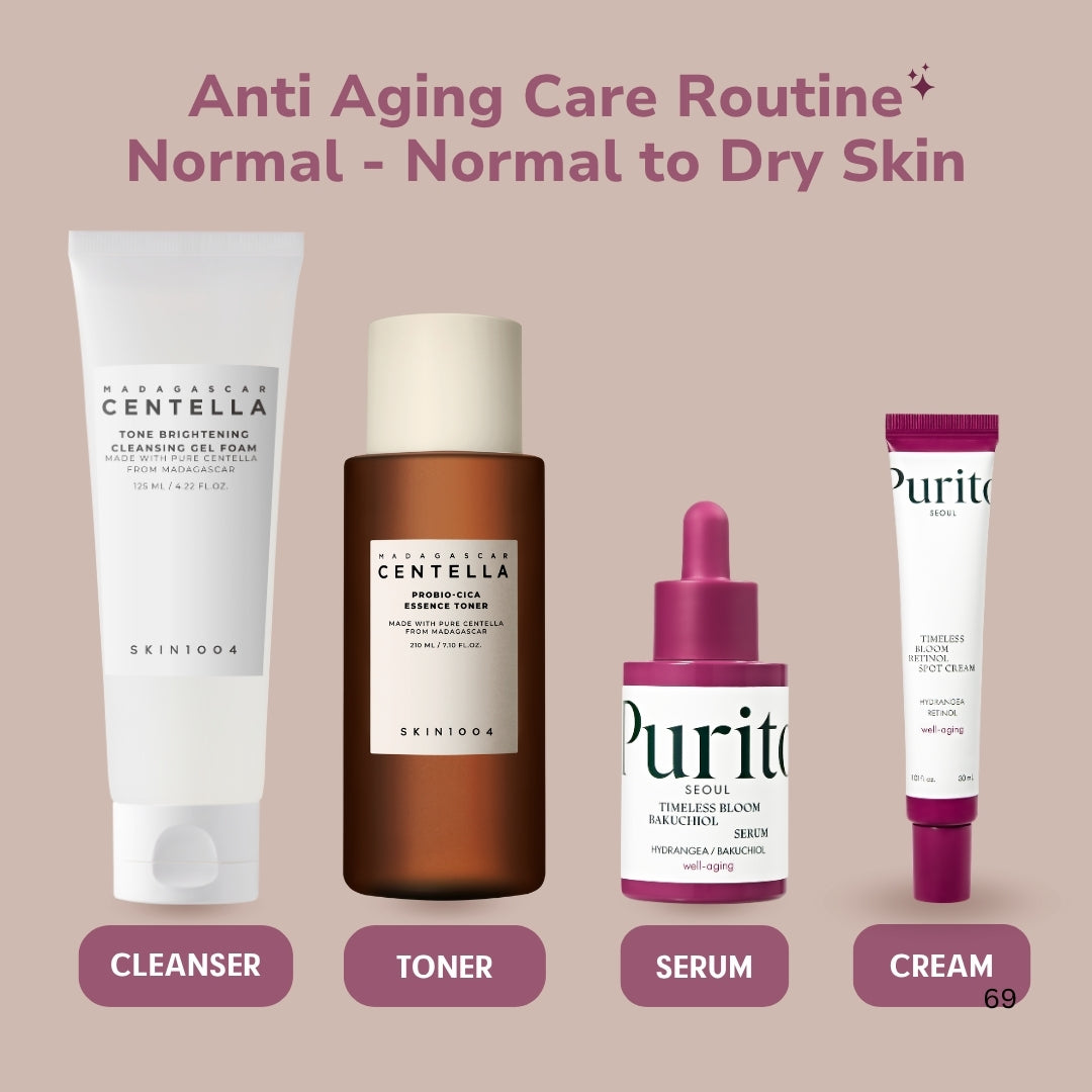 Anti Aging Care Routine for Normal - Normal to Dry Skin