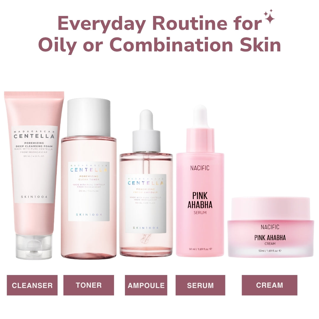 Everyday Routine for Oily or Combination Skin