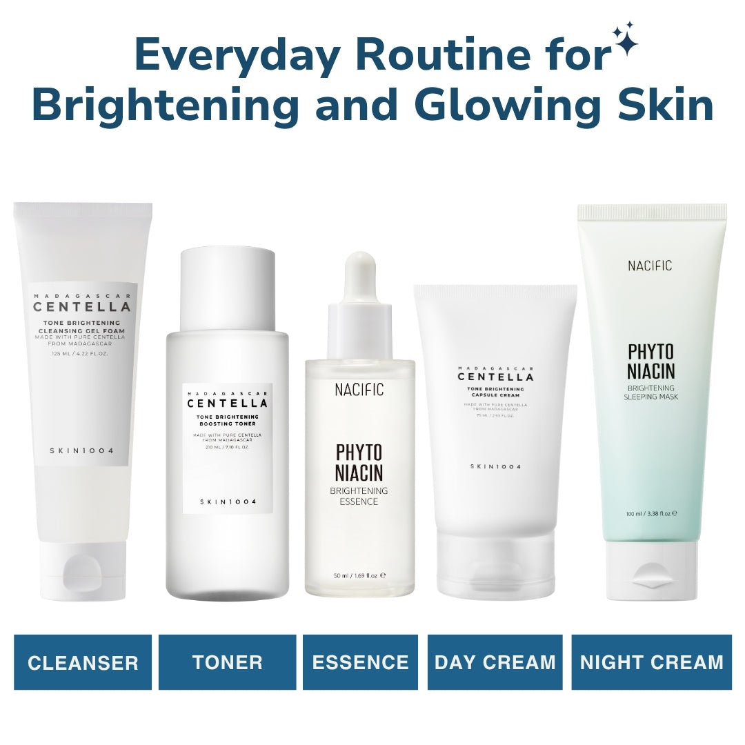 Everyday Routine for Brightening and Glowing Skin